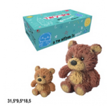 Ведмідь Гонконг A192-617 тягнучка 2'' 2кол. в коробке. 31,5*9,5*18,5см.