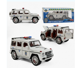 Машина 32968  "Авто Експерт", "Поліція", інерція, звук, підсвічування, відчиняються двері, багажник, капот, в коробці.