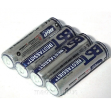 Батарейки пальчикові 4 шт. АА BST BESTASSIST 1.5V, сольові.