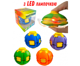 Спіннер-куля антистрес з LED лампочкою арт. 712116 (6см) 12 штук у коробці. Спіннер-куля антистрес з LED лампочкою арт. 712116 (6см) 12 штук у коробці.
