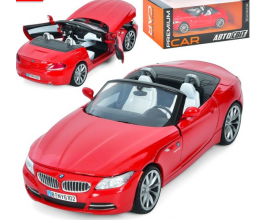 Машина AP-1933 АвтоСвіт, 1:24, 2010 BMW Z4, метал, 17,5см, відкриваються двері та капот, гумові колеса, в кор-ці. Машина AP-1933 АвтоСвіт, 1:24, 2010 BMW Z4, метал, 17,5см, відкриваються двері та капот, гумові колеса, в кор-ці.