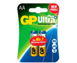 Батарейки GP ULTRA + ALKALINE 1.5V 15AUPHM-2UE2 Лужні, LR6, AA 2 шт. Батарейки GP ULTRA + ALKALINE 1.5V 15AUPHM-2UE2 Лужні, LR6, AA 2 шт.