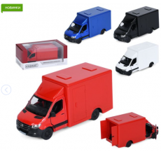 Машина KT5471W метал, інерція, 1:48, 12см, відчиняються двері, гумові колеса, 4 кольори, в кор-ці, 16-7-7,5см.