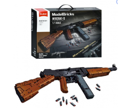 Конструктор SLUBAN M38-B1351 зброя, автомат, 82,9-29,5см, 1:1, 1239дет, в коробці. Конструктор SLUBAN M38-B1351 зброя, автомат, 82,9-29,5см, 1:1, 1239дет, в коробці.