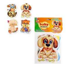 Бебі пазли "Домашні улюбленці" VT 1106-81 укр "Vladi Toys", в пакеті. Бебі пазли "Домашні улюбленці" VT 1106-81 укр "Vladi Toys", в пакеті.