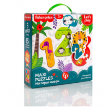 Maxi puzzle «Fisher-Price. Мої перші цифри» VT1711-07 Maxi puzzle «Fisher-Price. Мої перші цифри» VT1711-07